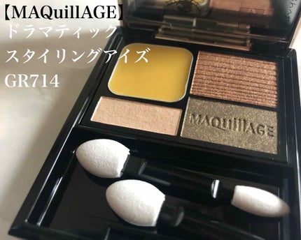 ドラマティックスタイリングアイズD/マキアージュ/アイシャドウパレットを使ったクチコミ(1枚目)