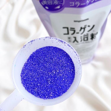 amproom コラーゲンバスパウダーのクチコミ「アンプルーム 
collagen Bath Powder　
400g(25g×16回分) 16.....」（2枚目）