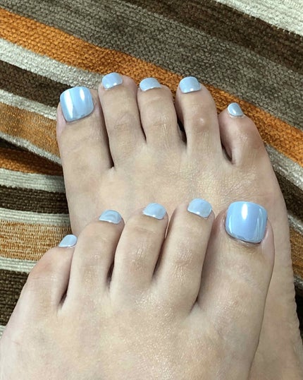 ワンタッチフットネイルチップ/GELATO FACTORY/ネイルチップ・パーツを使ったクチコミ(3枚目)