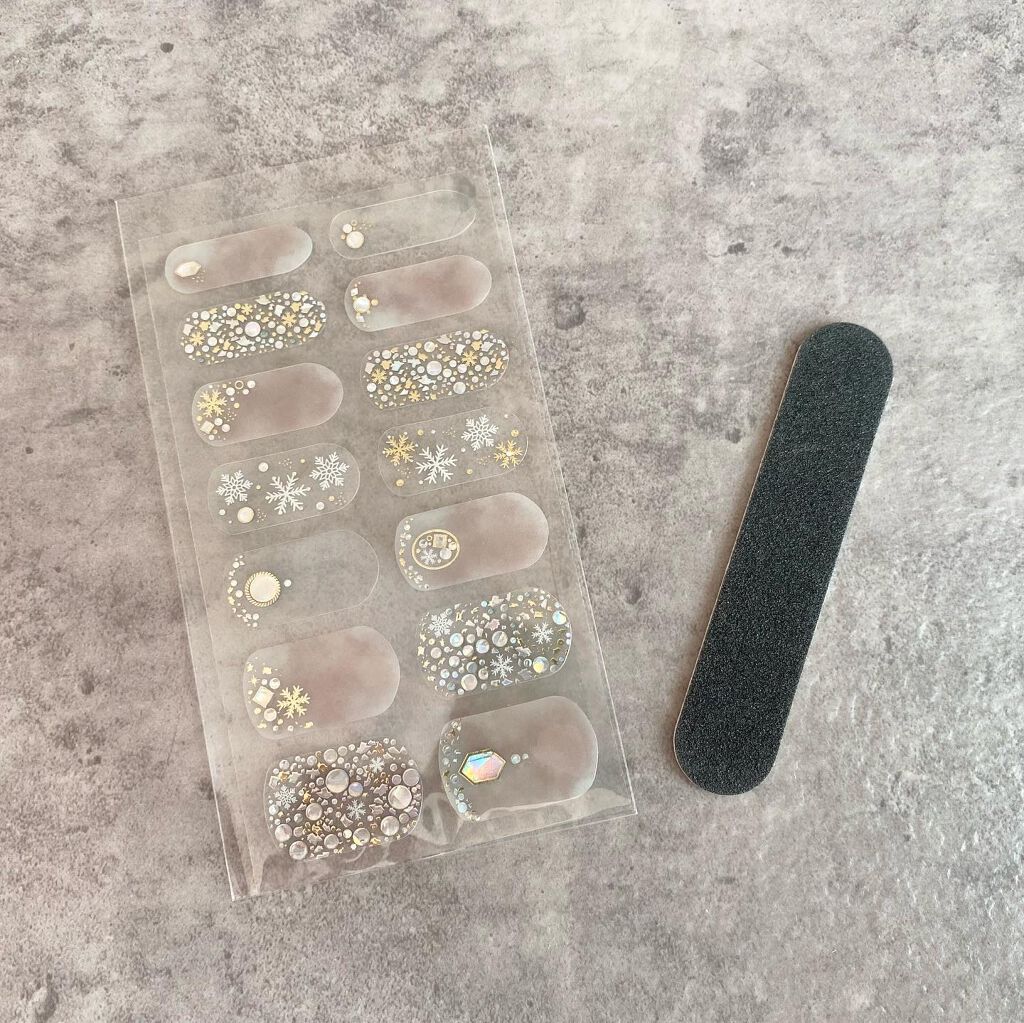 ジェルネイルシールハンド/and us/ネイルシールを使ったクチコミ(2枚目)