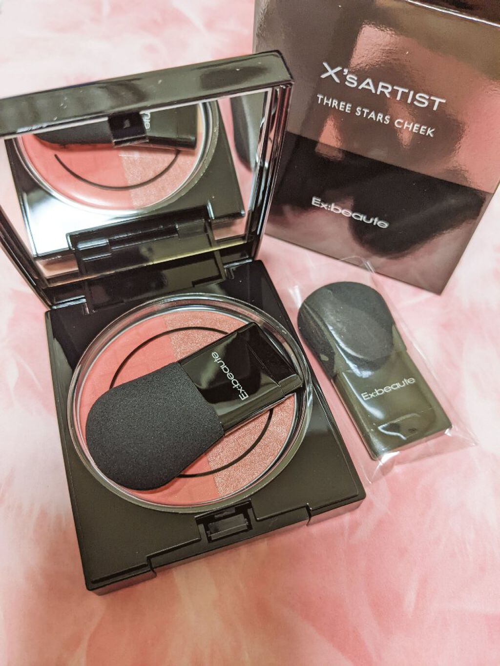 エクスアーティスト スリースターズチーク/エクスボーテ/パウダーチークを使ったクチコミ（1枚目）