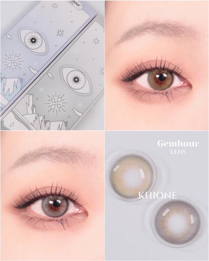 khione 1day/Gemhour lens/ワンデー(1DAY)カラコンを使ったクチコミ(1枚目)
