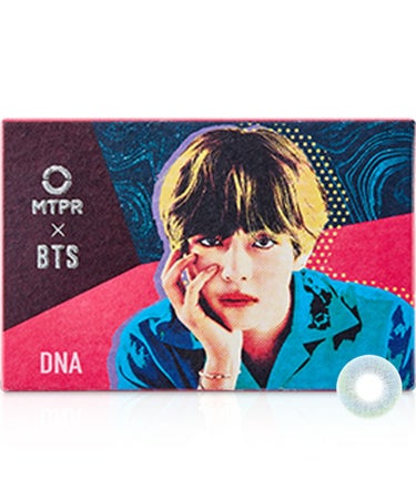 BTS DNA & IDOL Lens-1MONTH [DNA LINE] パッケージデザイン(Ｖ(テテ）)