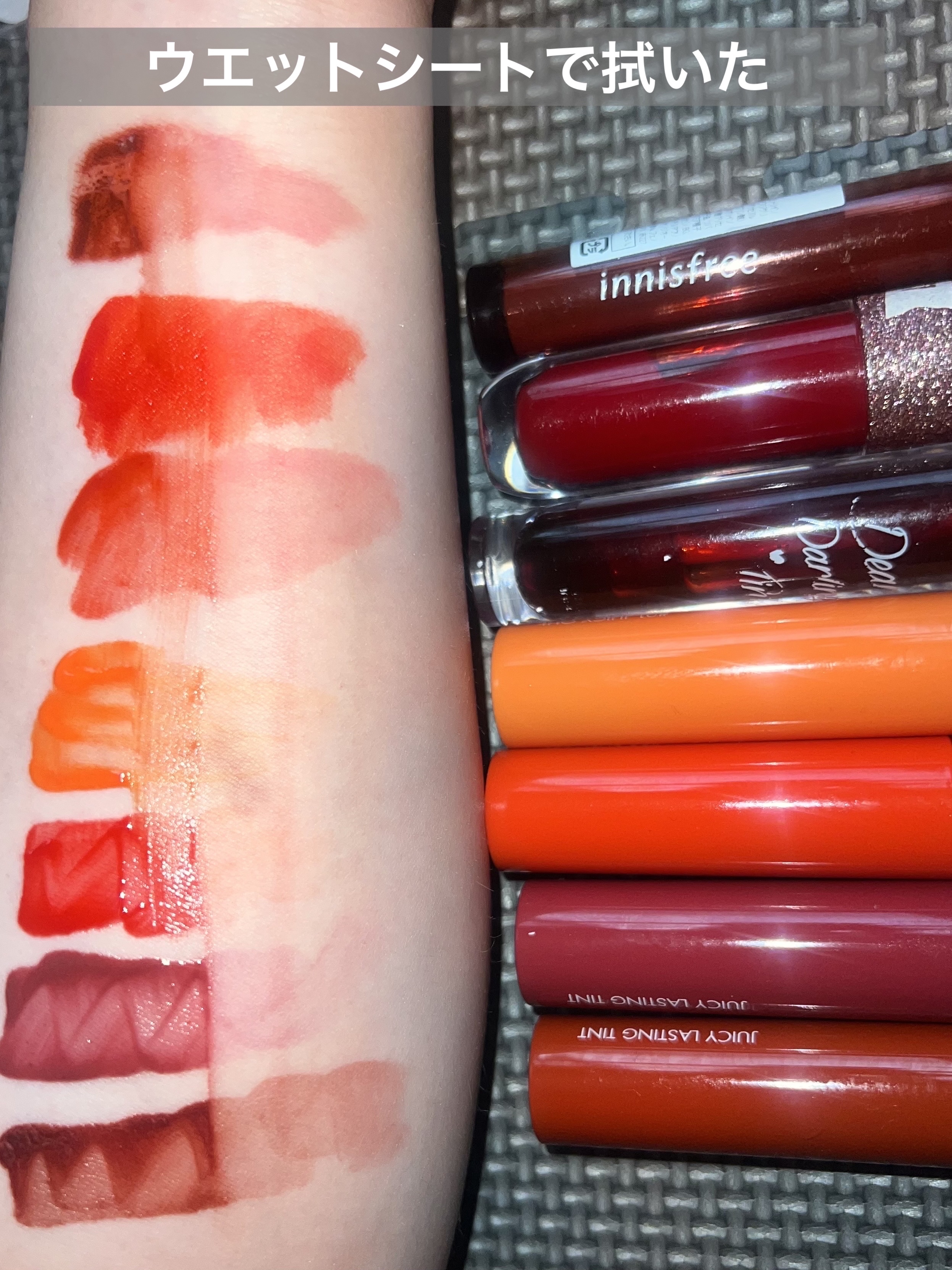 ビビッド オイルティント 5/innisfree/リップグロスを使ったクチコミ（3枚目）