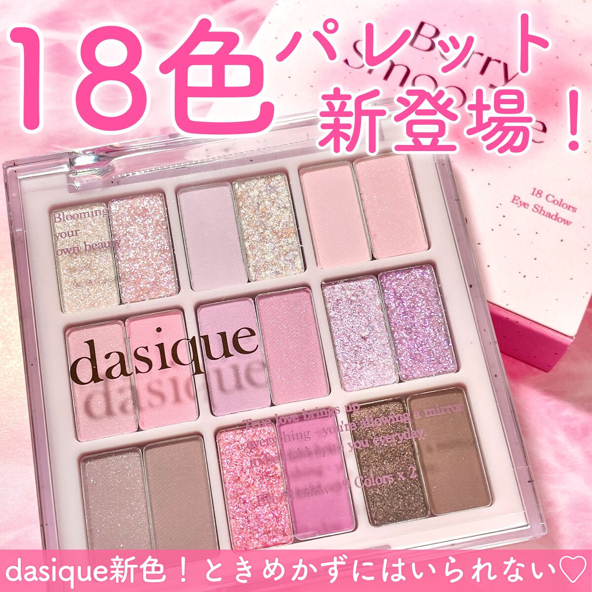 シャドウパレット/dasique/アイシャドウパレットを使ったクチコミ(1枚目)