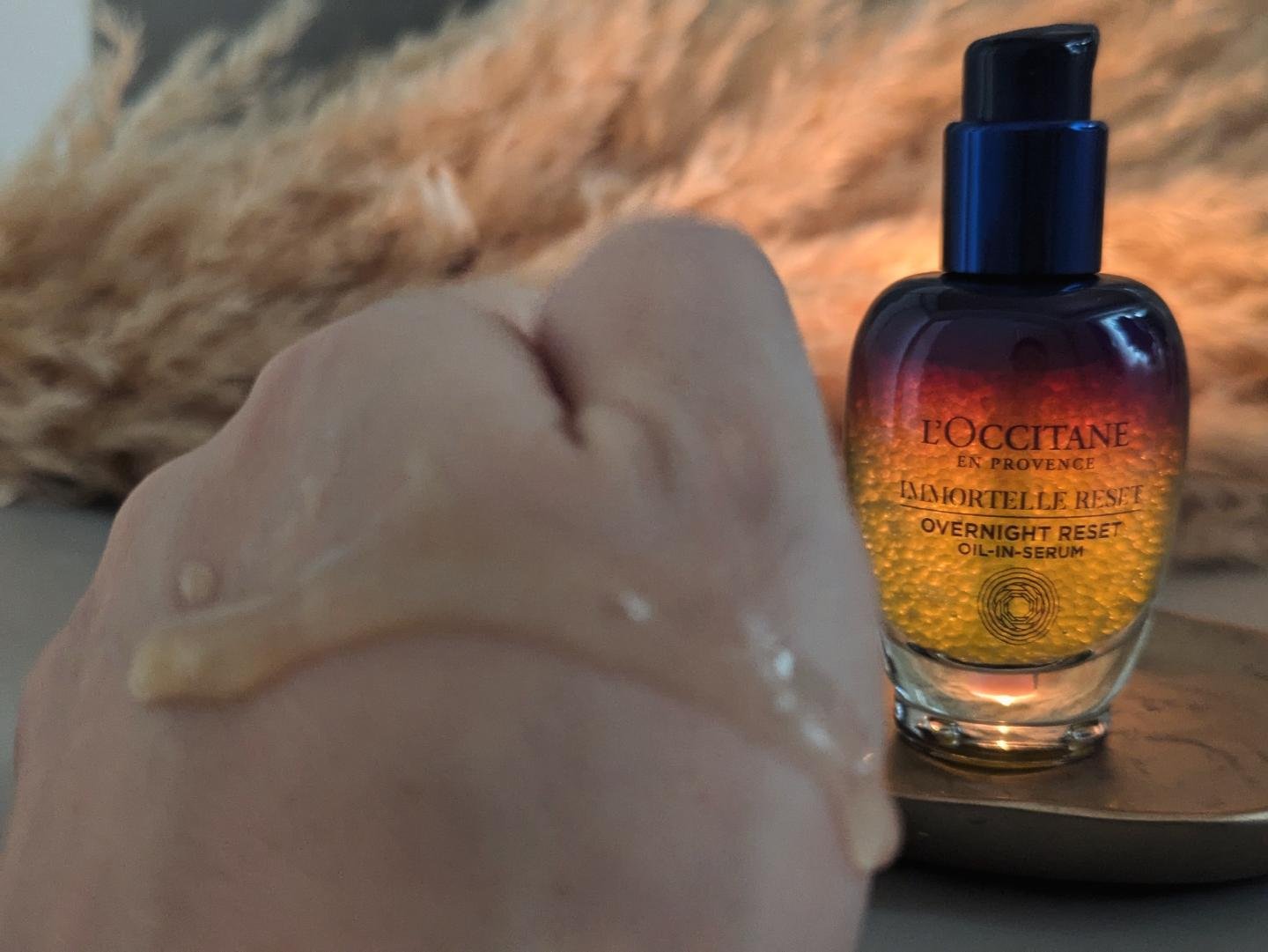 イモーテル オーバーナイトリセットセラム/L'OCCITANE/美容液を使ったクチコミ（3枚目）