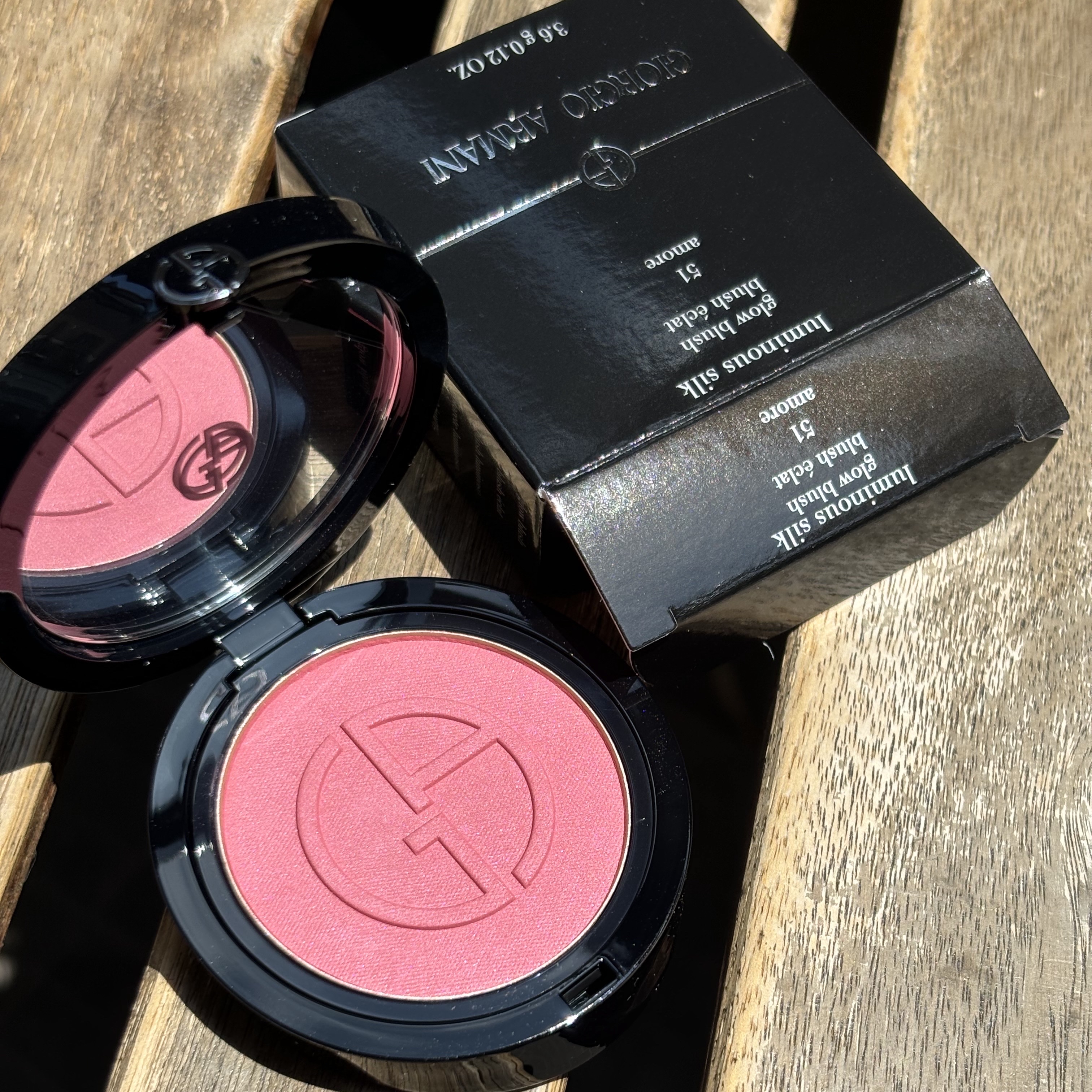 ルミナス シルク グロー ブラッシュ #51 アモーレ/ジョルジオ アルマーニ ビューティ/パウダーチークを使ったクチコミ（1枚目）