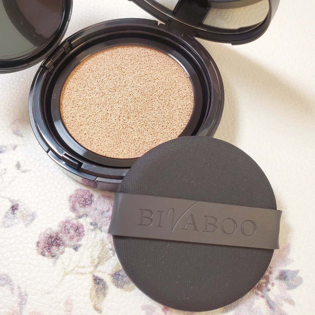 ベルベットジュエルクッション/BIVABOO/クッションファンデーションを使ったクチコミ（3枚目）