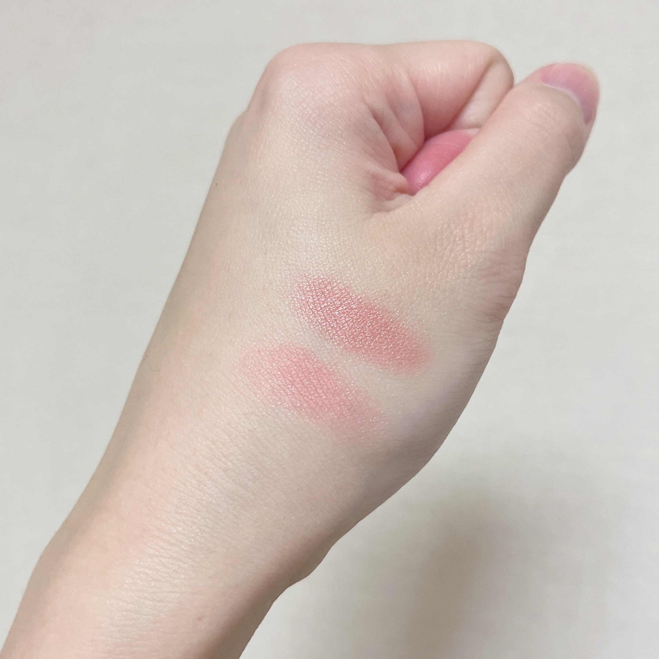 フーミー シングルブラッシュ エリカピンク/WHOMEE/パウダーチークを使ったクチコミ（3枚目）