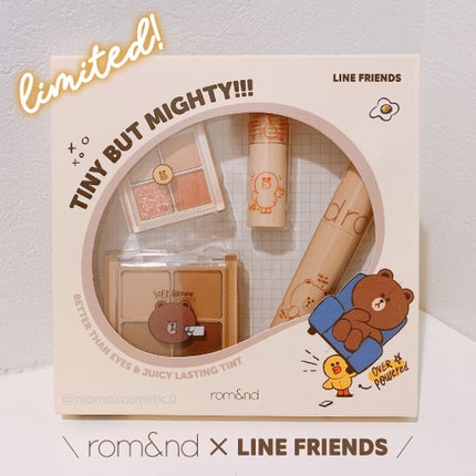 LINE FRIENDS EDITION/rom&nd/メイクアップキットを使ったクチコミ(1枚目)