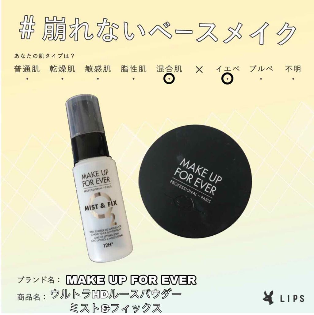 ミスト&フィックス/MAKE UP FOR EVER/ミスト状化粧水を使ったクチコミ(1枚目)