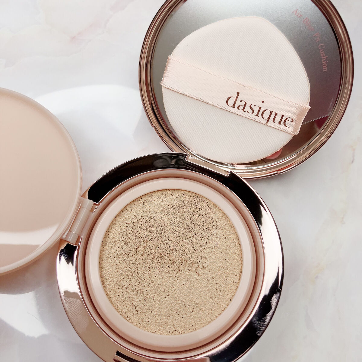 エアーブラーフィットクッション 17N ペール/dasique/クッションファンデーションを使ったクチコミ（3枚目）