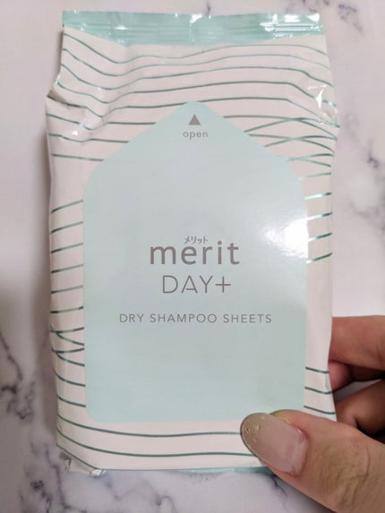 メリット ドライシャンプーシート すっきり爽快タイプ/メリット/ドライシャンプーを使ったクチコミ(1枚目)
