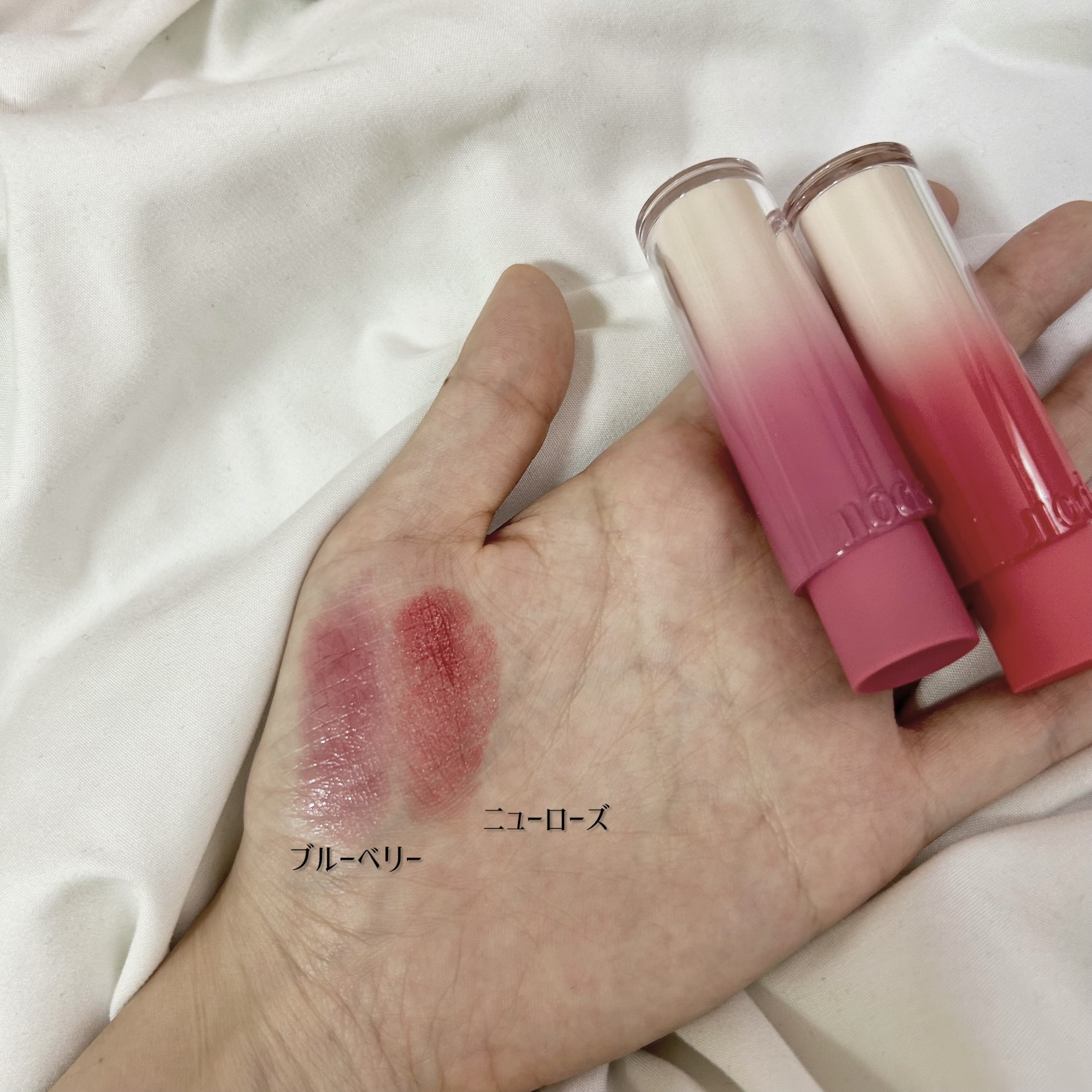 ノーウェアリップスティック バーミンググロー/espoir/口紅を使ったクチコミ（2枚目）