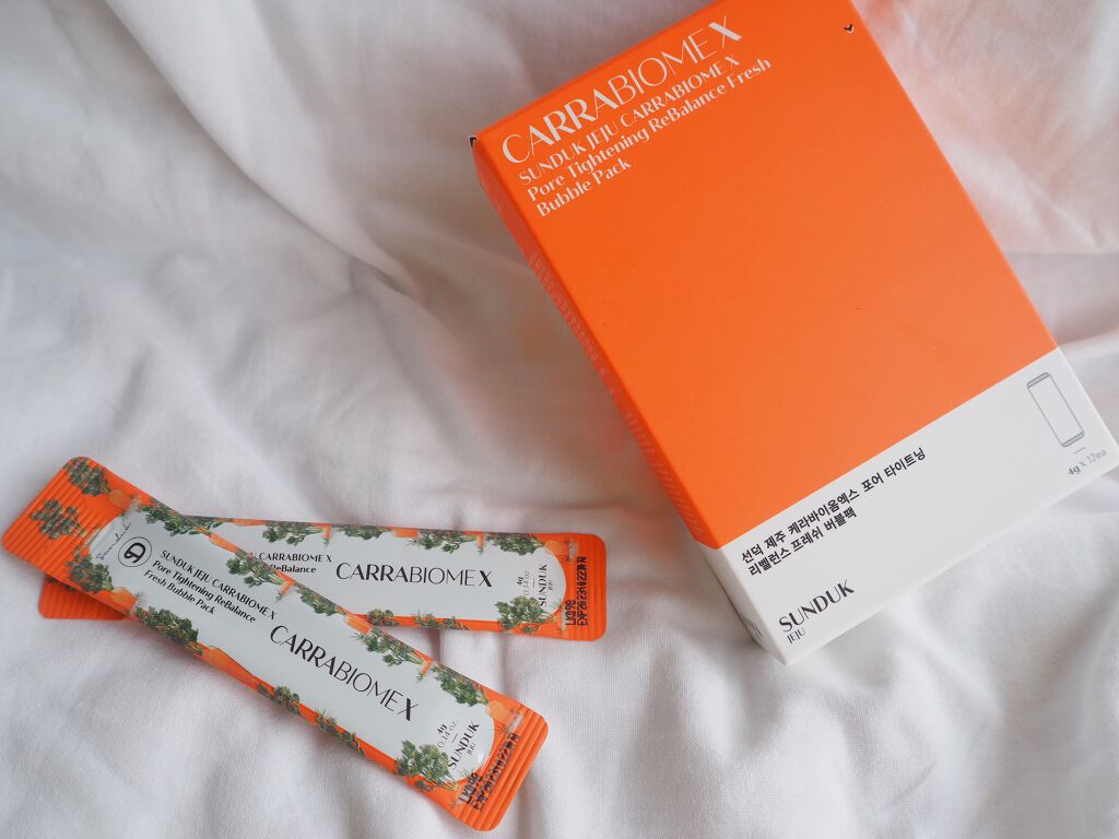 キャロットバブルパック/SUNDUK JEJU/洗い流すパック・マスクを使ったクチコミ（1枚目）