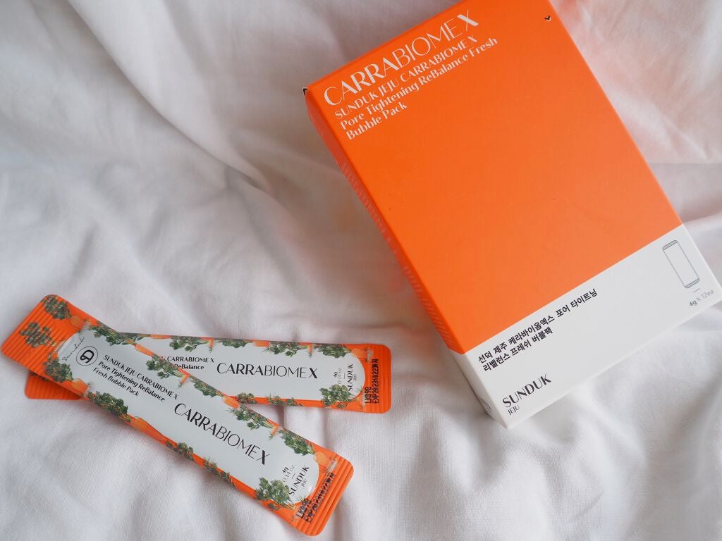 キャロットバブルパック/SUNDUK JEJU/洗い流すパック・マスクを使ったクチコミ(1枚目)