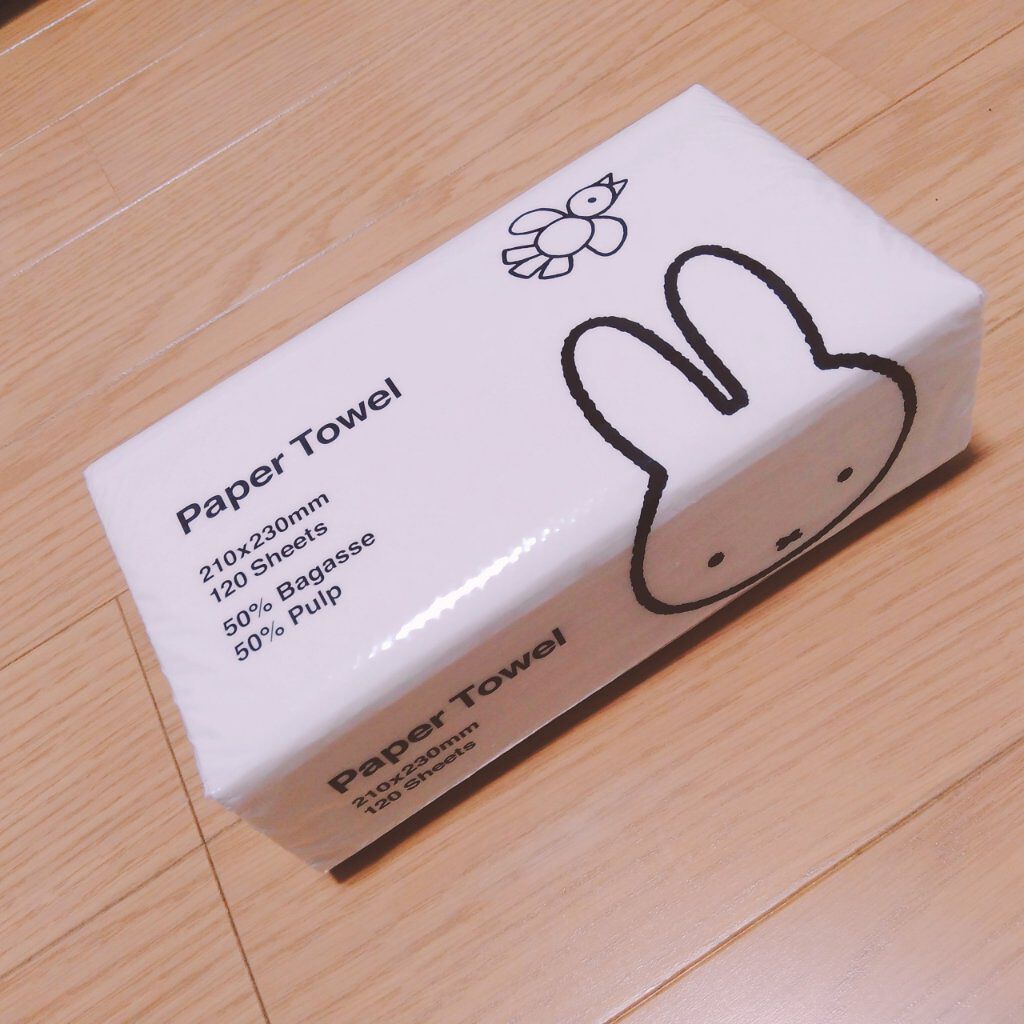 はなか on LIPS 「DAISOで購入!♡♡ミッフィーちゃんの絵柄のペーパータオル..」(1枚目)