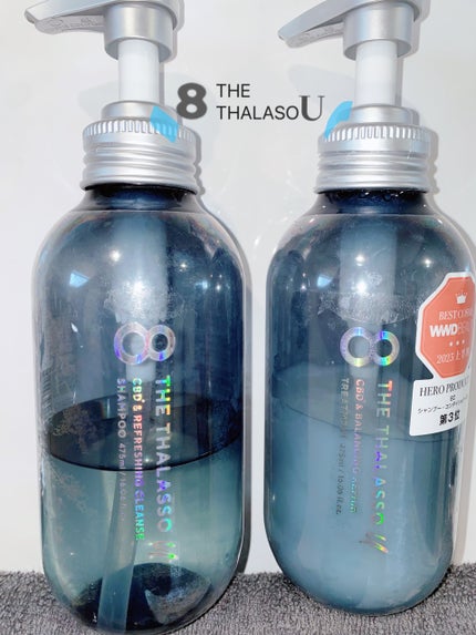 エイトザタラソ ユー CBD&リフレッシング クレンズ 美容液シャンプー/CBD&バランシング ダメージリペア 美容液ヘアトリートメント/エイトザタラソ/市販シャンプーを使ったクチコミ(1枚目)