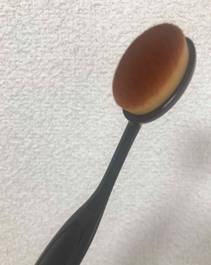 春姫ファンデーションブラシ(オーバル型)/DAISO/メイクブラシを使ったクチコミ(1枚目)
