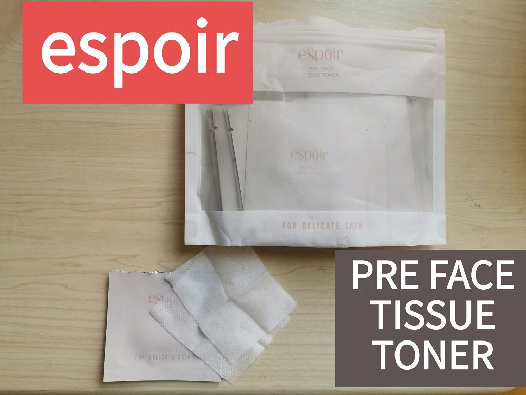 プレフェイスティッシュトナー/espoir/その他スキンケアを使ったクチコミ(1枚目)