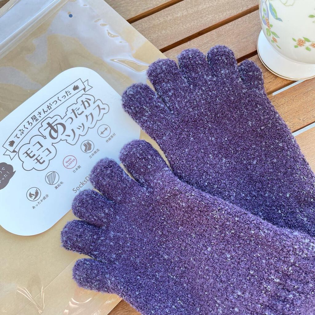 あやこ♡フォロバ100(投稿のある方) on LIPS 「〔てぶくろ屋さんが作った靴下〕最近寒すぎて手放せないのはあった..」(5枚目)