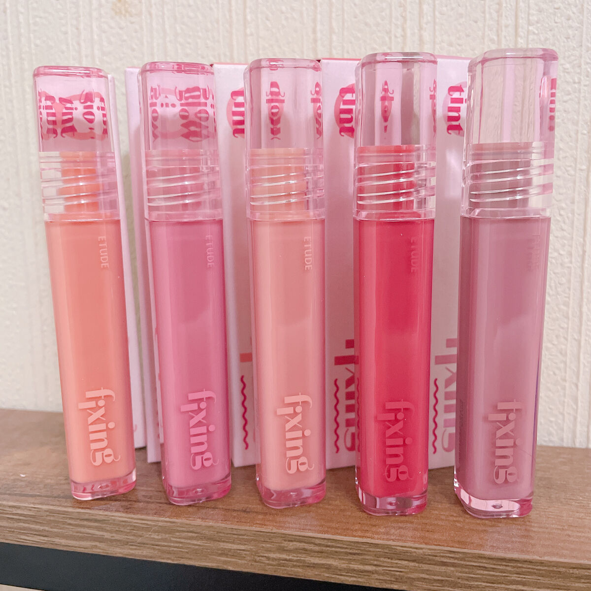 グロウ フィクシングティント/ETUDE/リップティントを使ったクチコミ（2枚目）