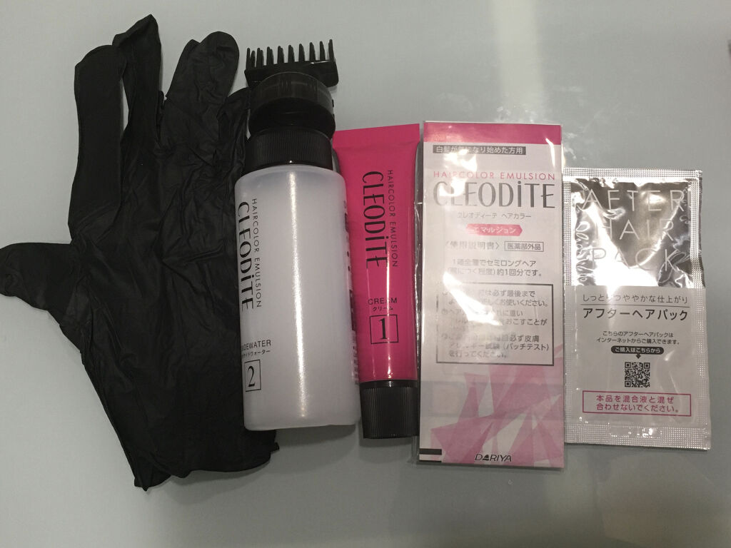 ヘアカラー エマルジョン/クレオディーテ/ヘアカラーを使ったクチコミ（3枚目）