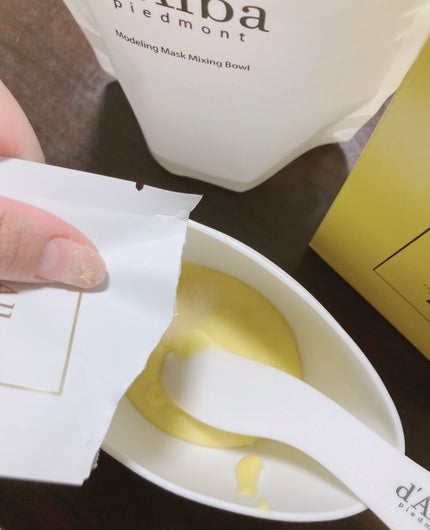 WHITE TRUFFLE SERUM & CREAM MODELING MASK/ダルバ/その他スキンケアを使ったクチコミ(3枚目)