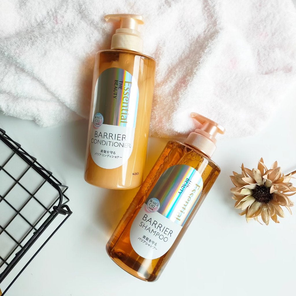 ザビューティ 髪のキメ美容素髪を守る バリアシャンプー/コンディショナー/エッセンシャル/シャンプー・コンディショナーを使ったクチコミ(4枚目)