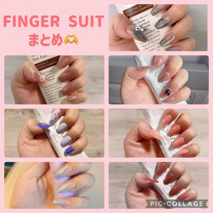 ネイルチップ(シールタイプ)/FINGER SUIT/ネイルチップ・パーツを使ったクチコミ(1枚目)