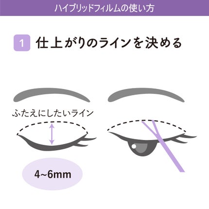 ハイブリッドフィルム/アイトーク/二重まぶた用アイテムを使ったクチコミ(1枚目)