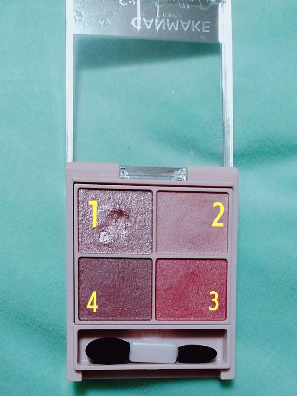 シルキースフレアイズ(マットタイプ)/キャンメイク/アイシャドウパレットを使ったクチコミ(2枚目)