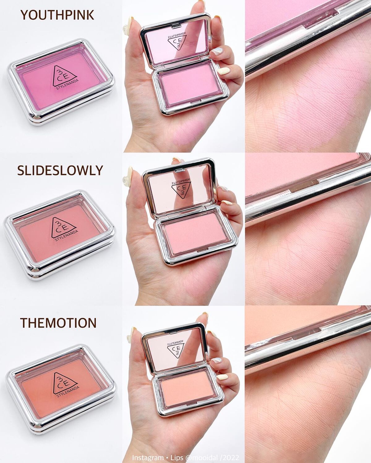 3CE ニューテイク フェイスブラッシャー ハウデア/3CE/チークを使ったクチコミ（3枚目）