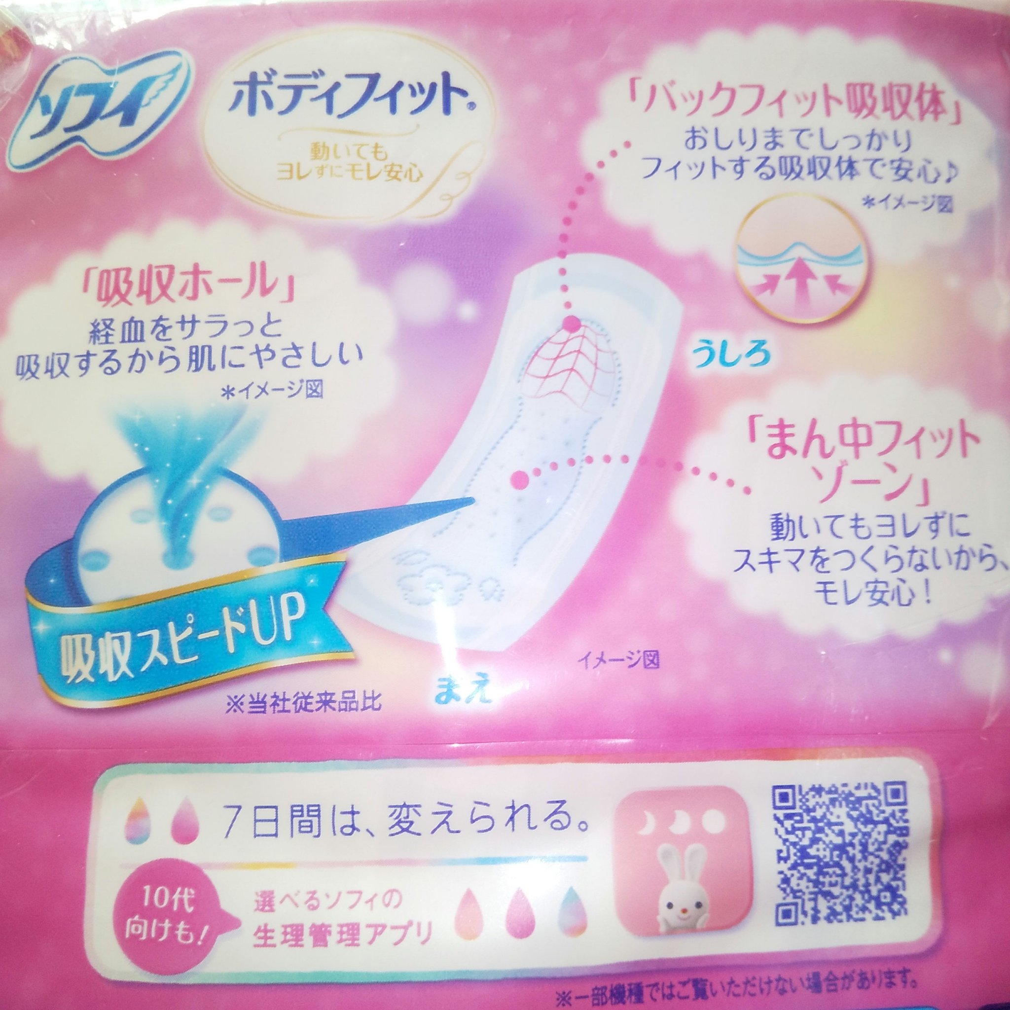 ソフィ ボディフィット/ソフィ/ナプキンを使ったクチコミ（3枚目）