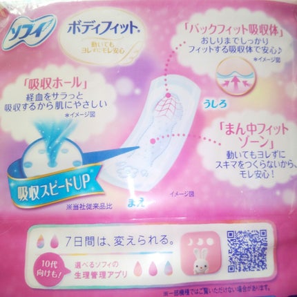 ソフィ ボディフィット/ソフィ/ナプキンを使ったクチコミ(3枚目)