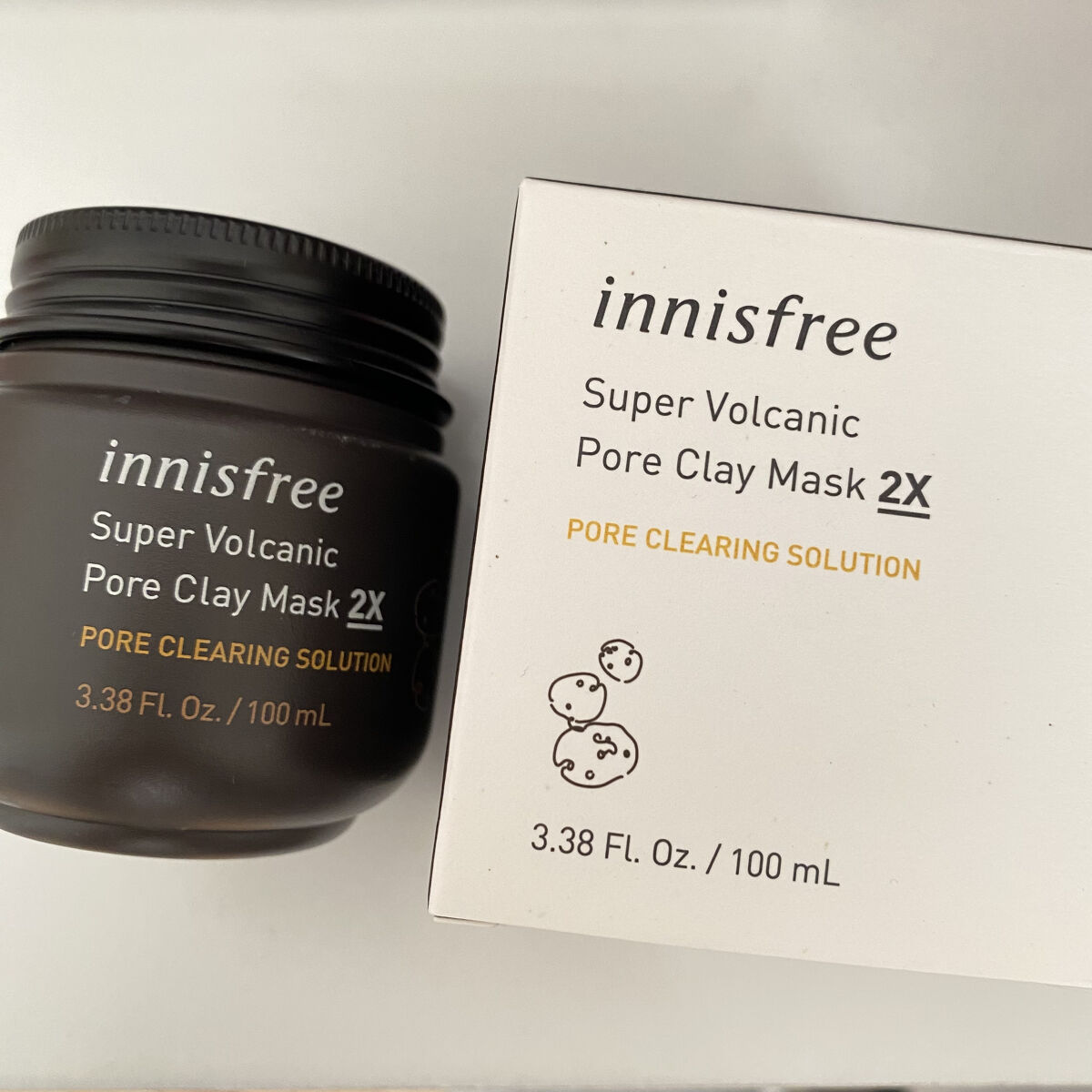 スーパーヴォルカニック　ポア　クレイマスク/innisfree/洗い流すパック・マスクを使ったクチコミ（2枚目）