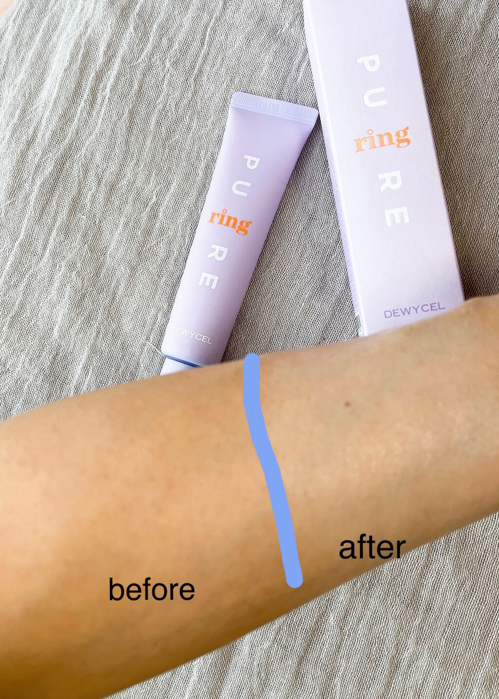 ピュアリングクリーム/DEWYCEL/化粧下地を使ったクチコミ（2枚目）