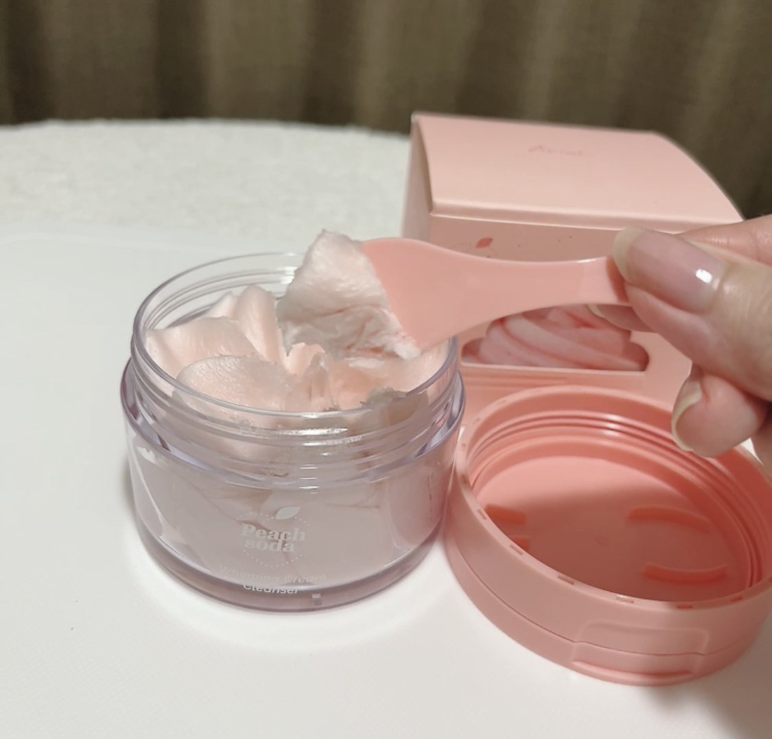 アリウル ピーチソーダホイッピングクリームクレンザー/Ariul/洗顔フォームを使ったクチコミ（2枚目）