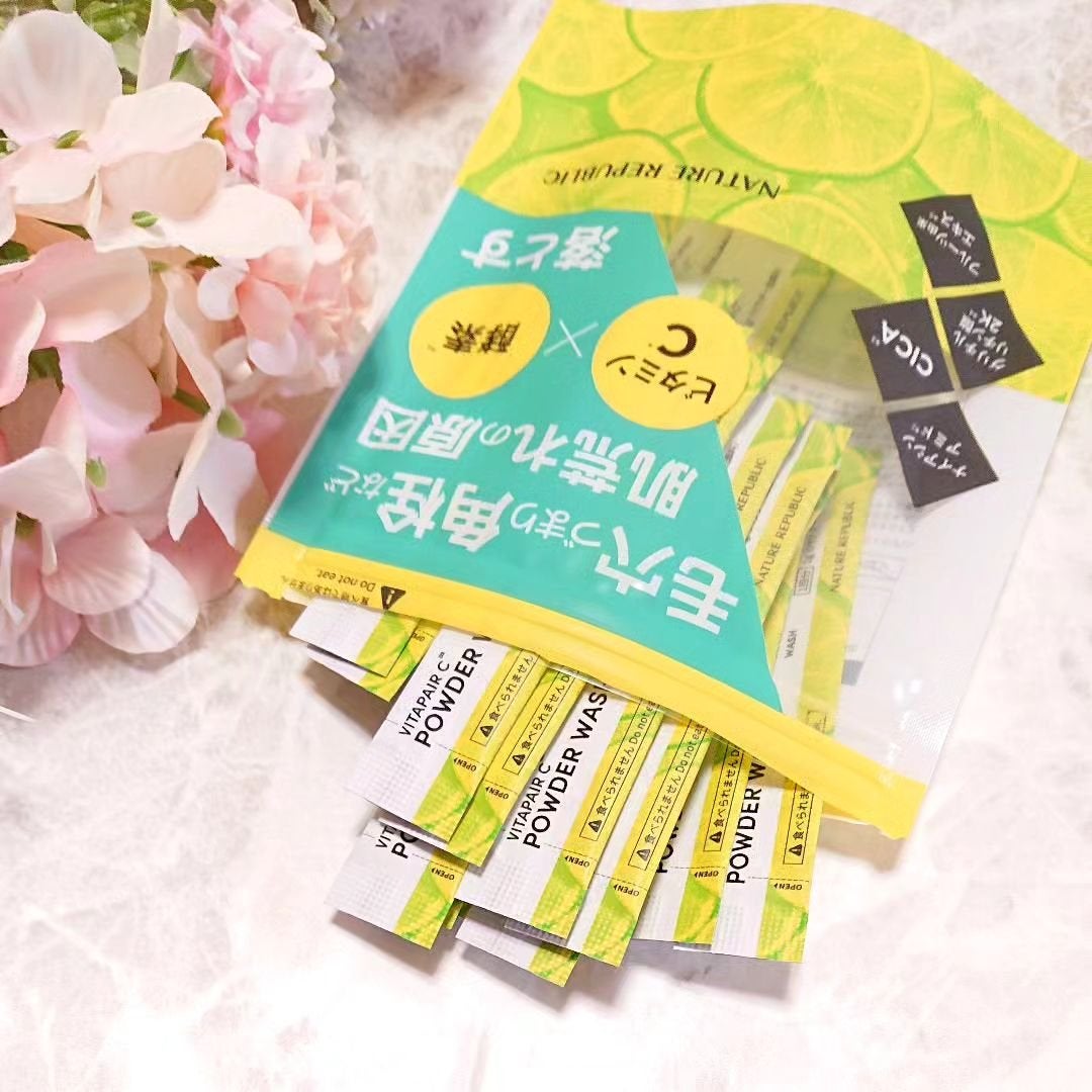 ビタペアC酵素洗顔パウダー/ネイチャーリパブリック/洗顔パウダーを使ったクチコミ(3枚目)