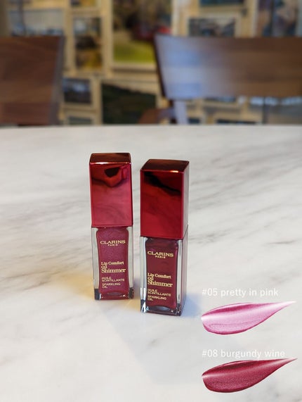 コンフォート リップオイル シマー/CLARINS/リップグロスを使ったクチコミ(1枚目)