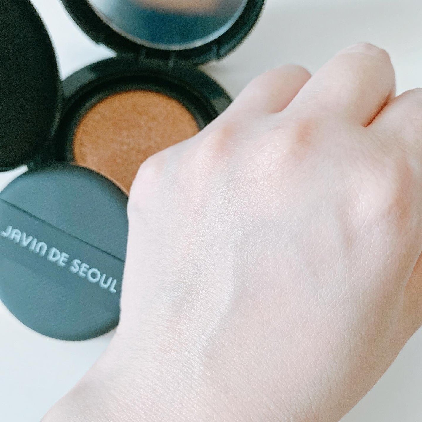 ジャビンドゥソウル ウインクファンデーションパクト/Javin De Seoul/クッションファンデーションを使ったクチコミ(8枚目)
