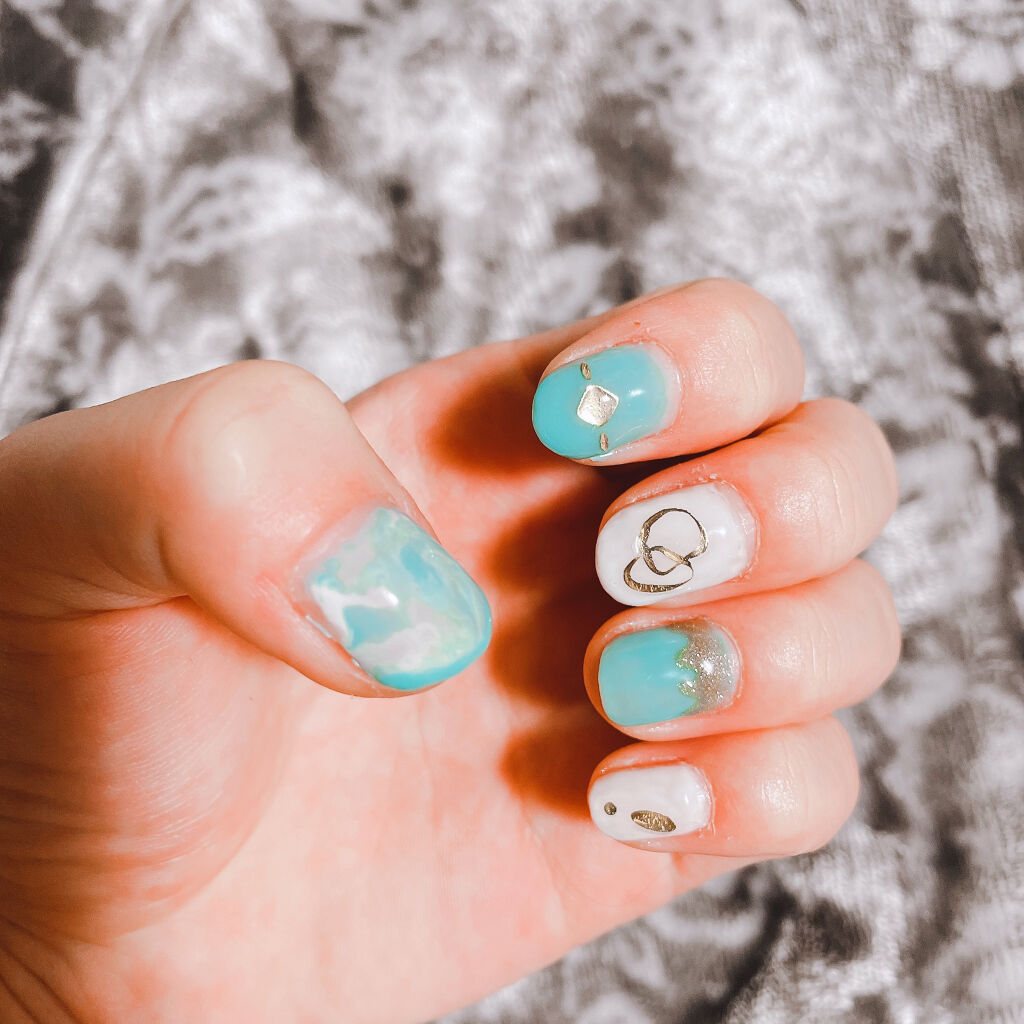 ジェルネイル（ライト対応）/セリア/ジェルネイルを使ったクチコミ（1枚目）