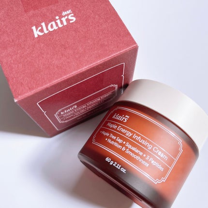 メープルエナジーインフュージングクリーム/Klairs/フェイスクリームを使ったクチコミ(4枚目)