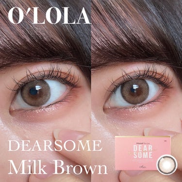 ディアサム(DearSome)/OLOLA/カラーコンタクトレンズを使ったクチコミ（1枚目）