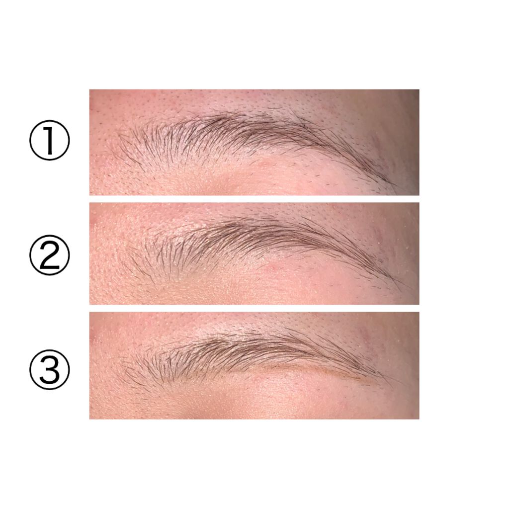 ブラシ付 アイブロウ 03 ナチュラルブラウン/CEZANNE/アイブロウペンシルを使ったクチコミ（2枚目）