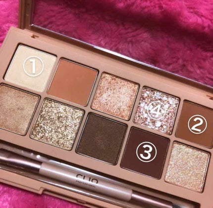 プロ アイ パレット/CLIO/アイシャドウパレットを使ったクチコミ(2枚目)