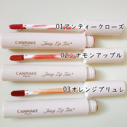 ジューシーリップティント/キャンメイク/口紅を使ったクチコミ(4枚目)