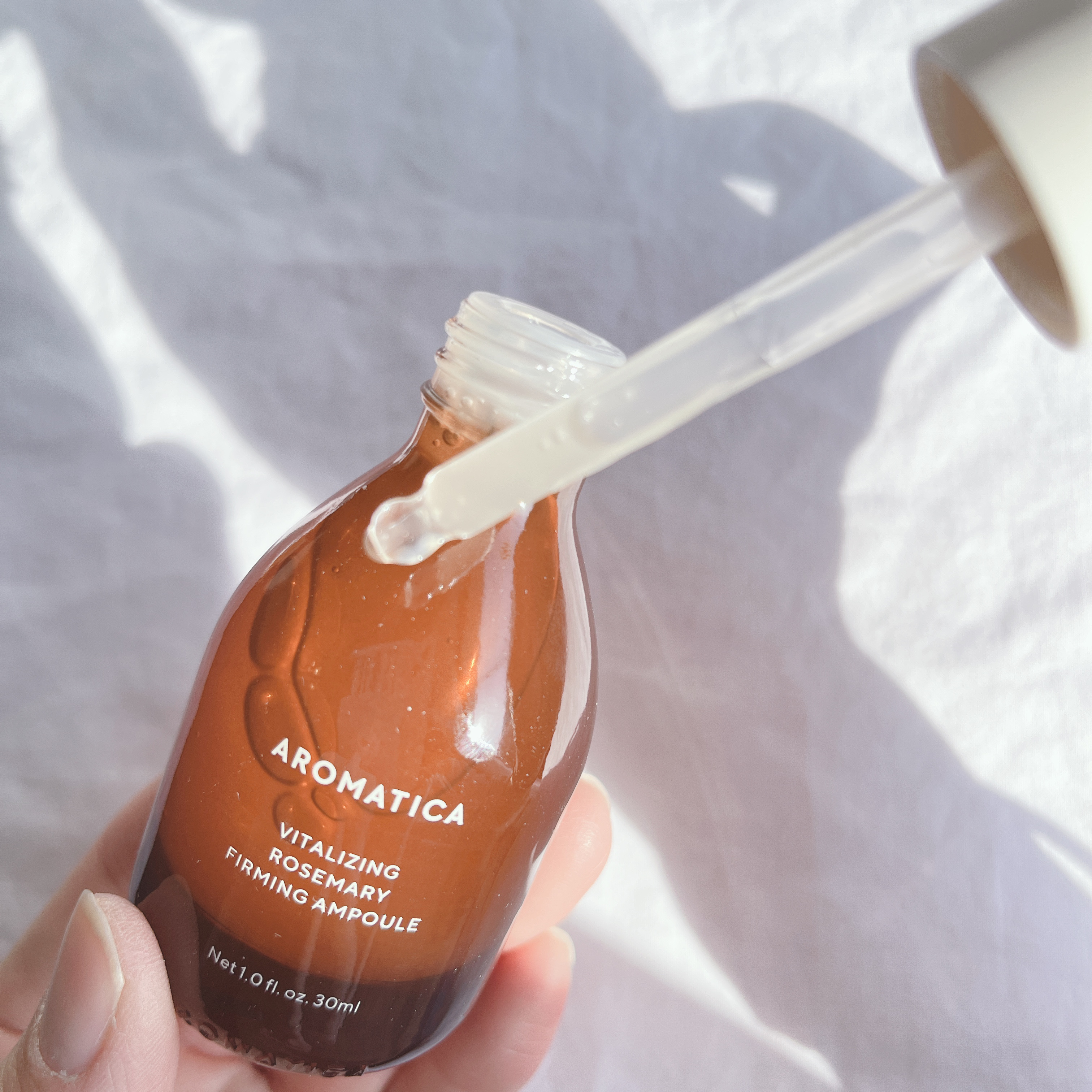 バイタライジング ローズマリー ファーミング アンプル/AROMATICA/美容液を使ったクチコミ（2枚目）