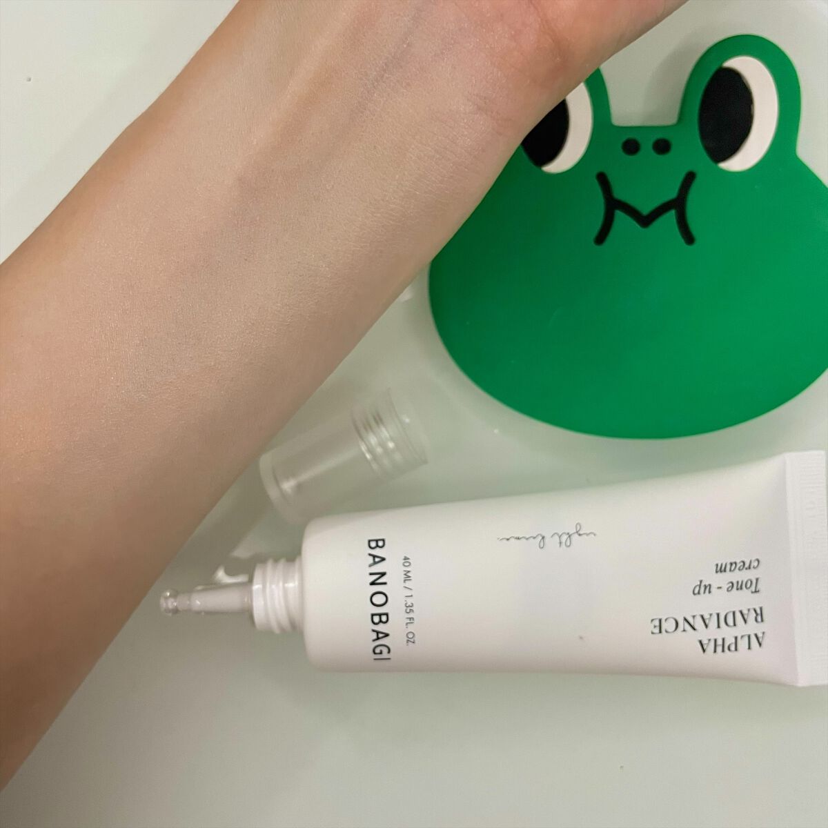 アルファ ラディアンス トーンアップクリーム/BANOBAGI/フェイスクリームを使ったクチコミ(3枚目)