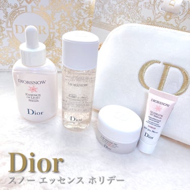 ディオール スノー エッセンス ホリデー/Dior/スキンケアキットを使ったクチコミ（1枚目）